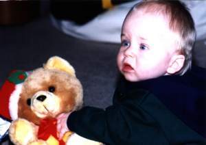 Jake with Teddy Bear