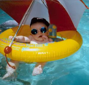 Jake in pool
