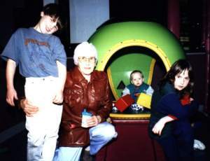 Agnes with kids