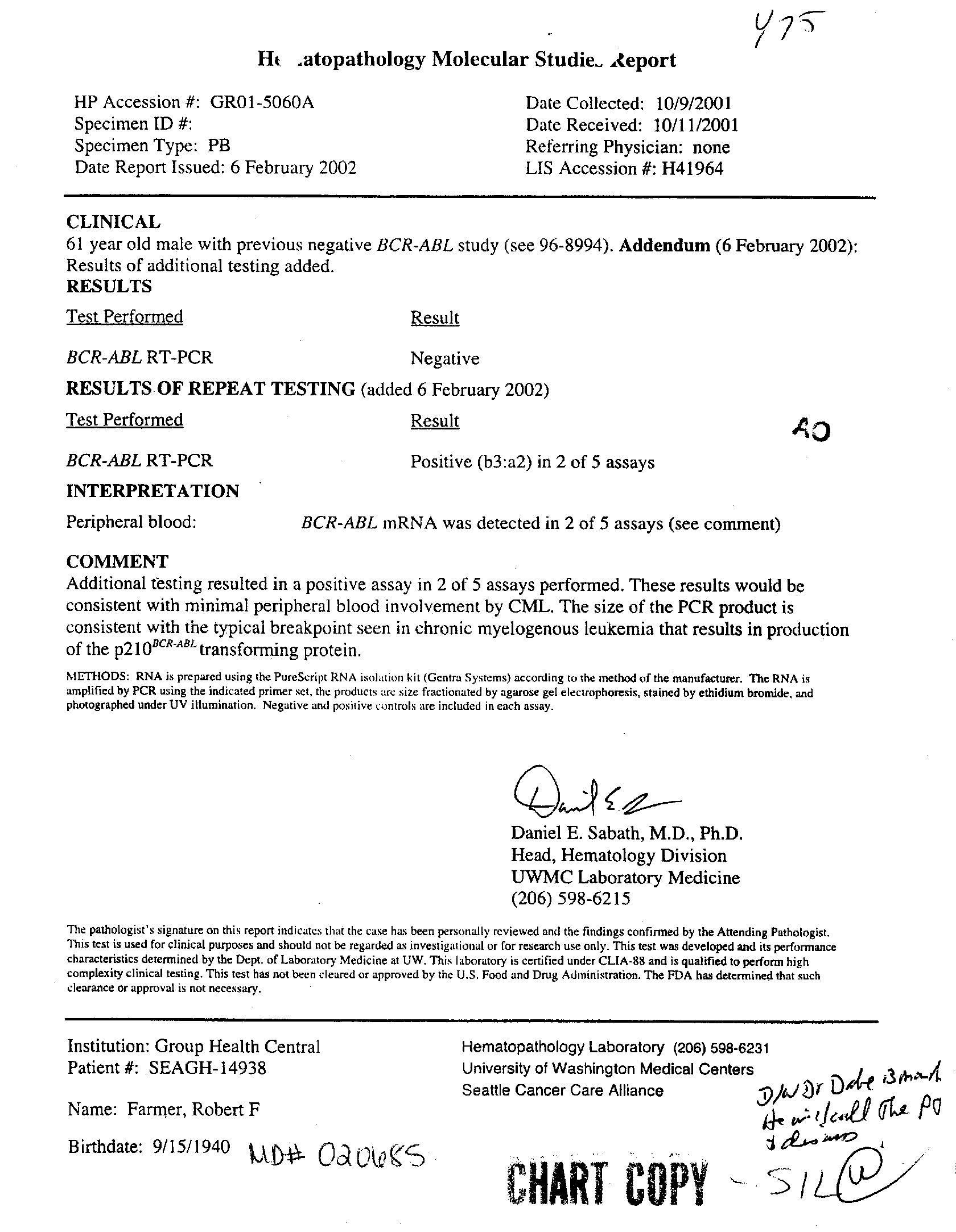 Dr Test Report Template